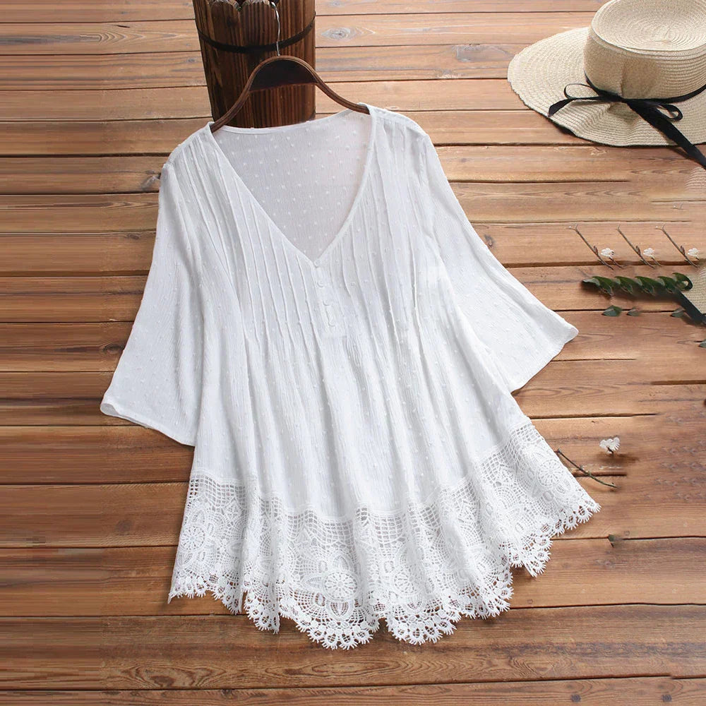 Emily | Retro Chic Lace Top