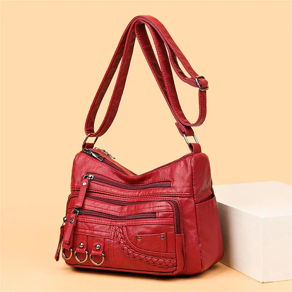 Sophia Retro Elegance | Cozy Zipper Pouch
