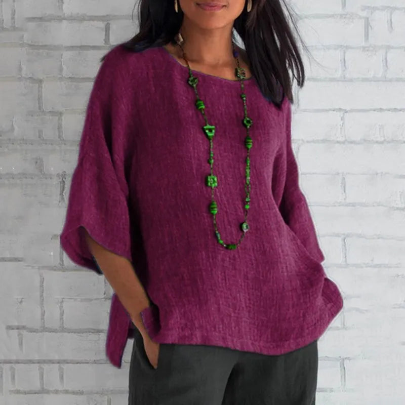 Sophia | Relaxed Linen Blouse