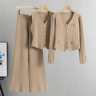 Isabella | Chic Knitted Vest Co-Ord Set