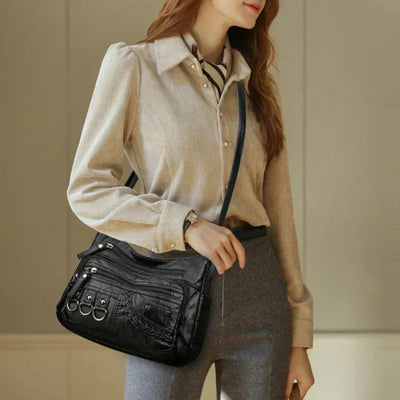 Sophia Retro Elegance | Cozy Zipper Pouch