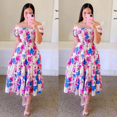 Beatrice | Smocked Summer Midi Dress