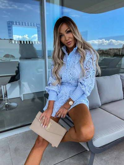 Ella | Chic Lace Two-Piece Ensemble