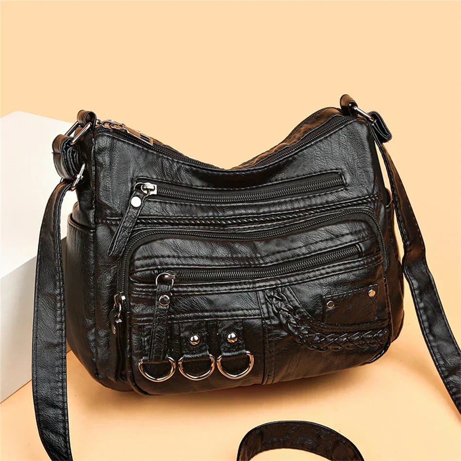 Sophia Retro Elegance | Cozy Zipper Pouch