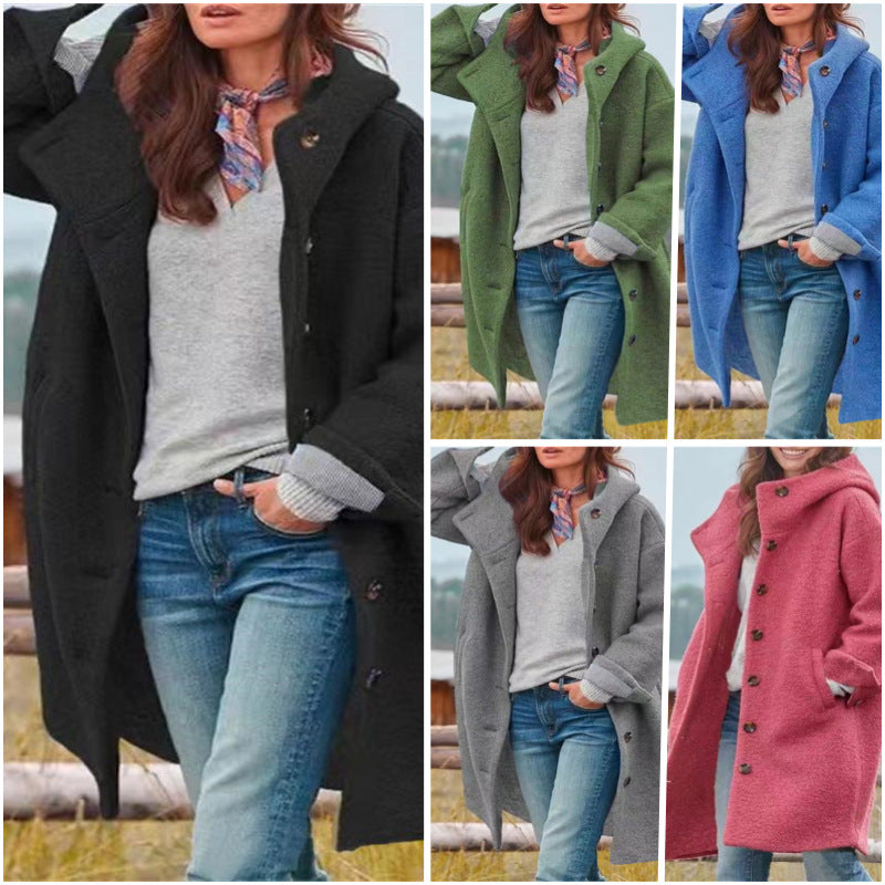 Sophia | Elegant Cozy Wool Long Coat