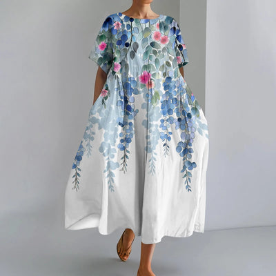 Marina | Chic Gradient Pocket Maxi Dress