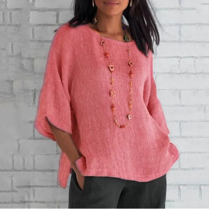 Sophia | Relaxed Linen Blouse