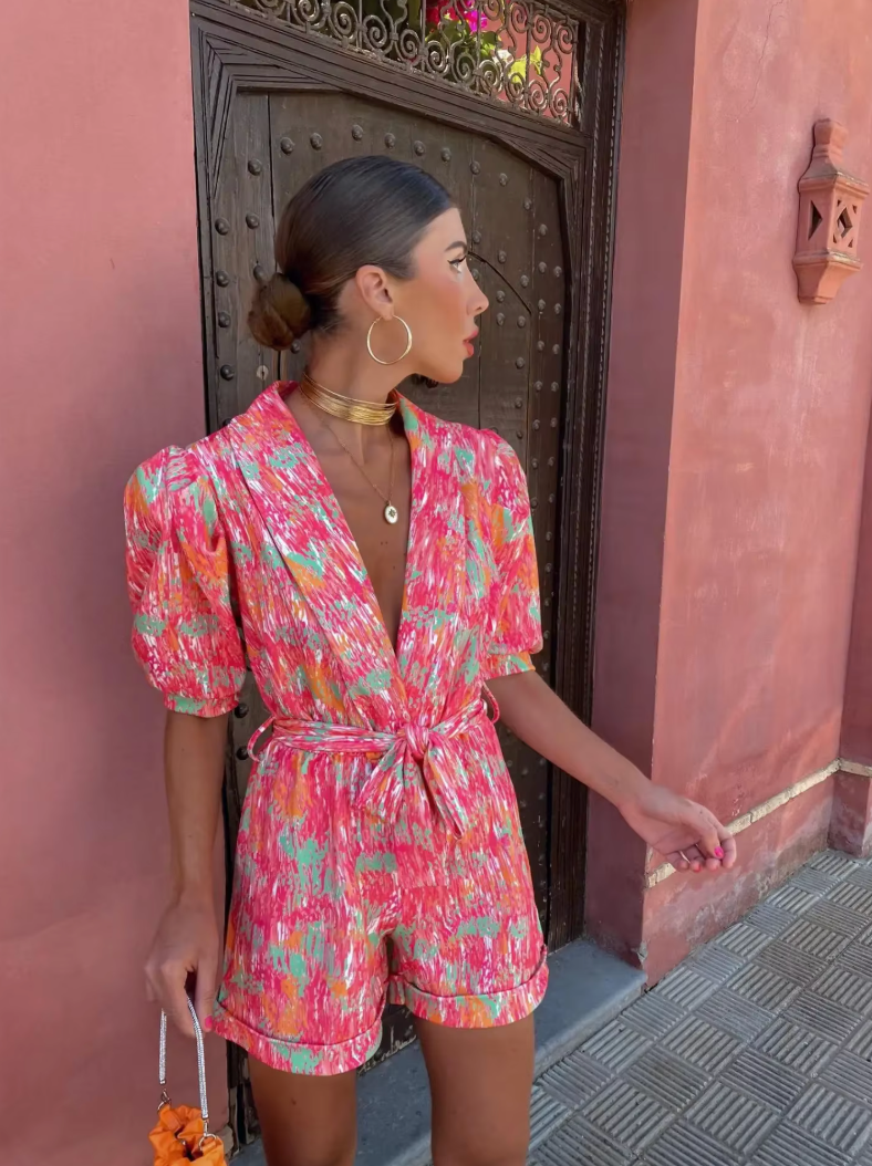 Clarissa | Trendy V-Neck Jumpsuit