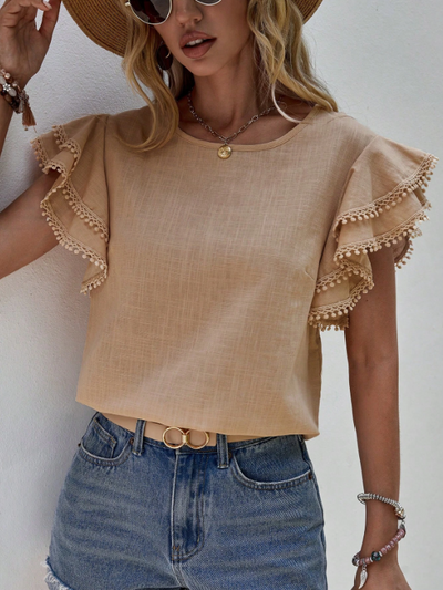 Samantha | Chic Linen Blouse