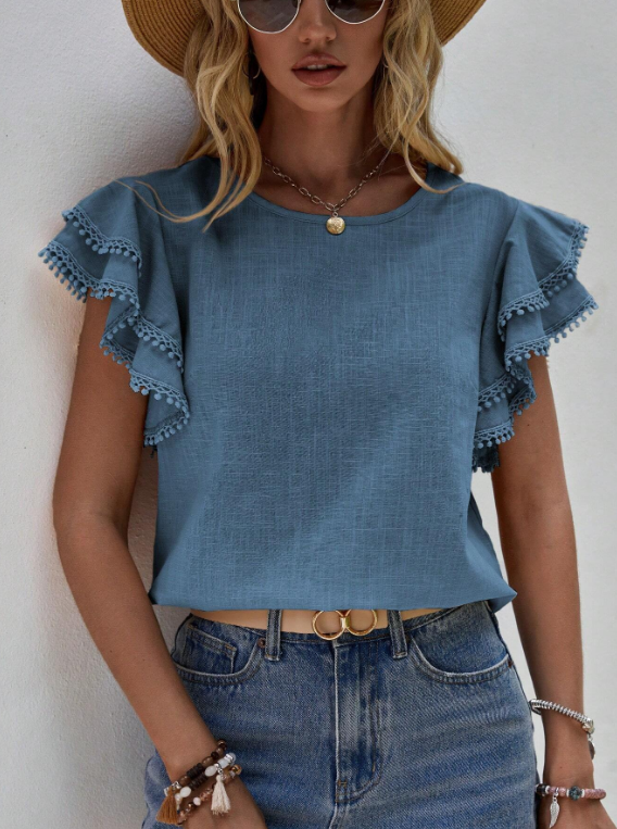 Samantha | Chic Linen Blouse