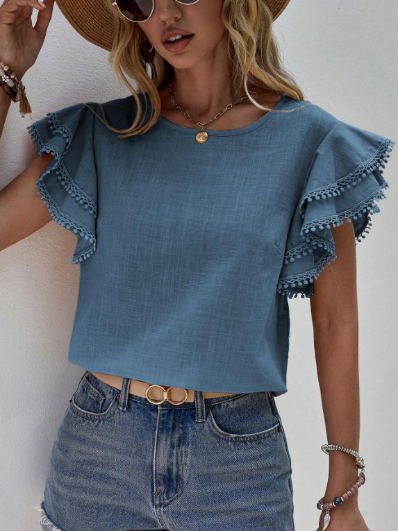 Samantha | Chic Linen Blouse