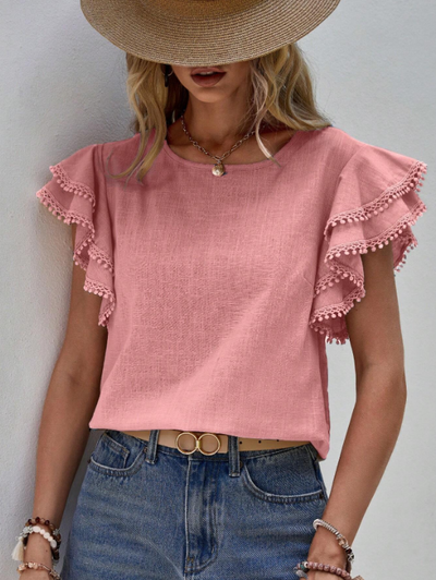 Samantha | Chic Linen Blouse