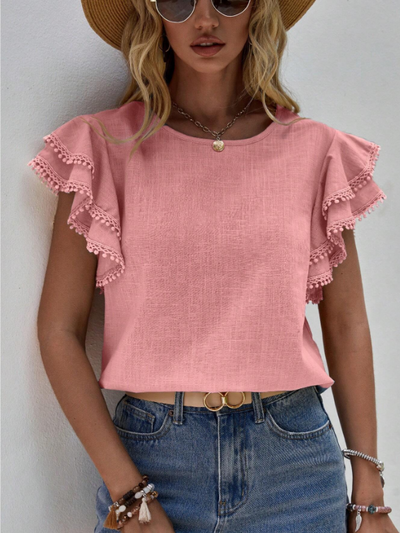 Samantha | Chic Linen Blouse