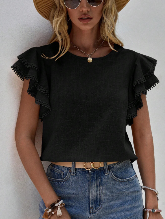 Samantha | Chic Linen Blouse