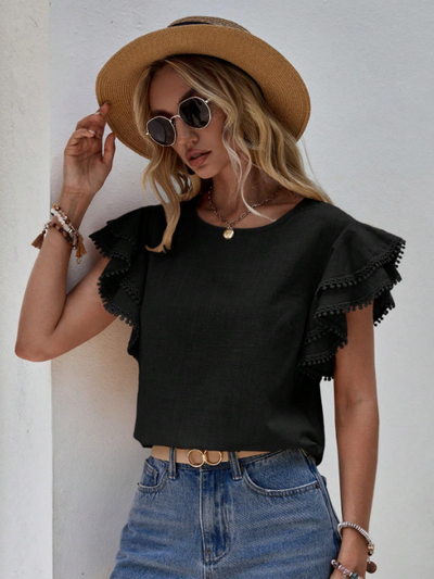 Samantha | Chic Linen Blouse