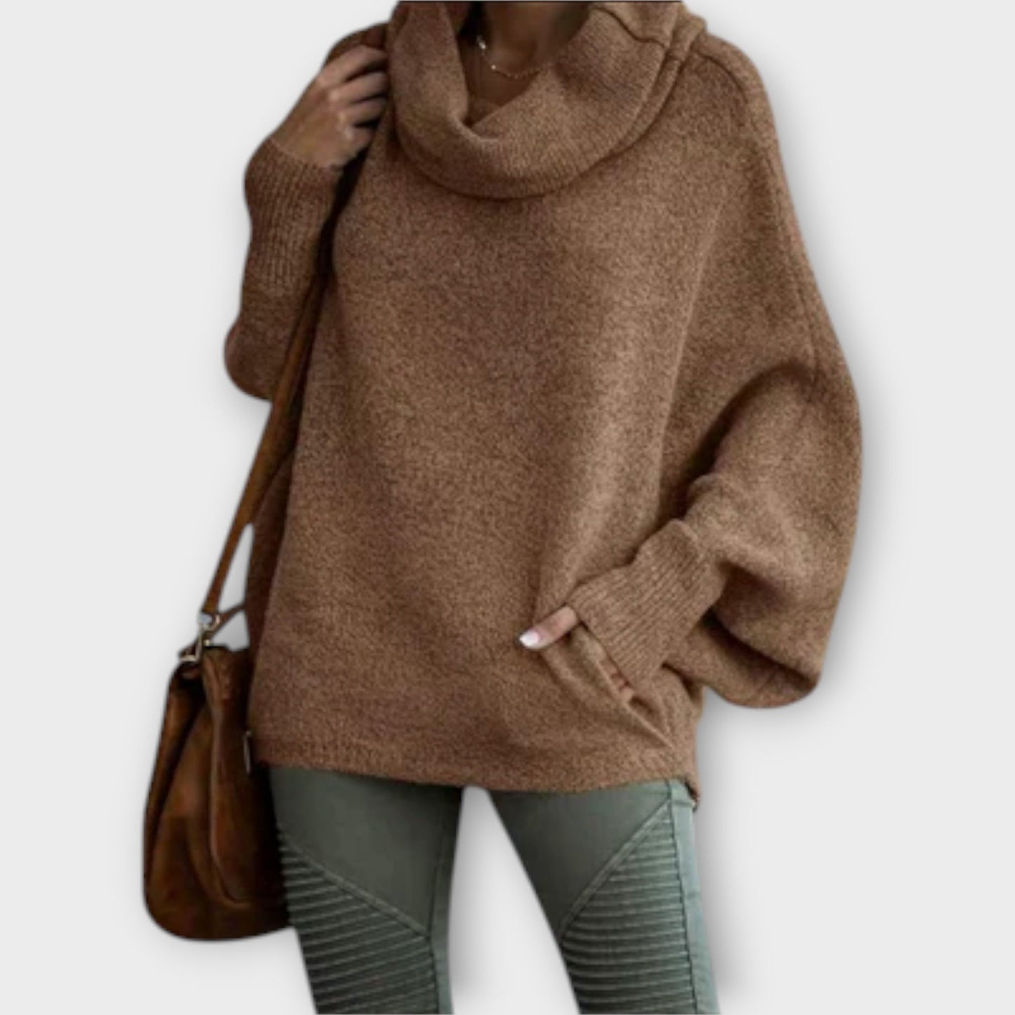 Brielle | Elegant Women's Sweater in Tortoiseshell
