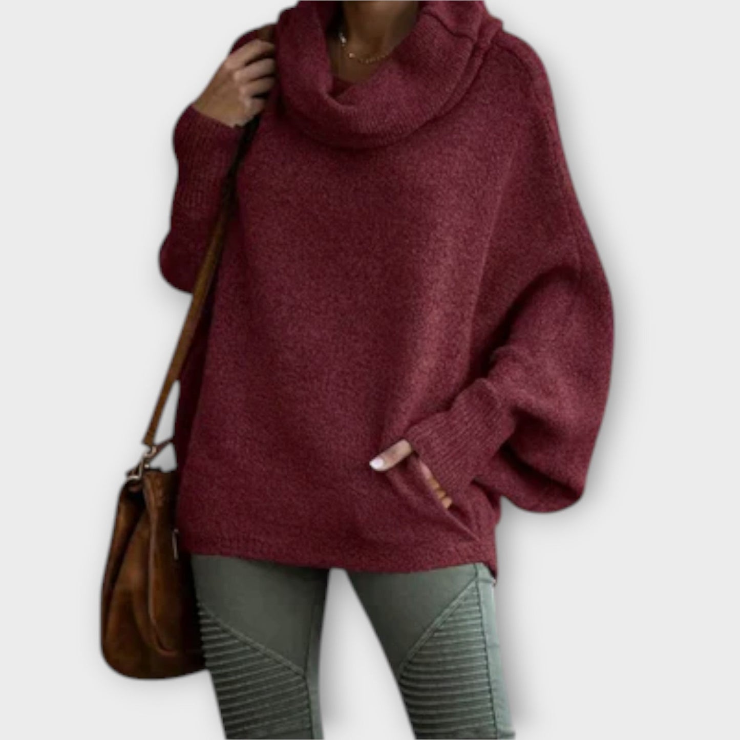 Brielle | Elegant Women's Sweater in Tortoiseshell