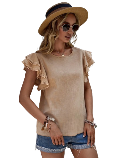 Samantha | Chic Linen Blouse