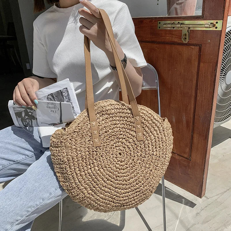 Sophie | Versatile Straw Tote Bag