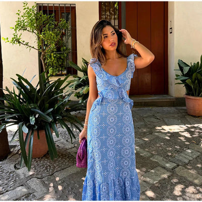 Sophie | Chic Ruffled Maxi Dress