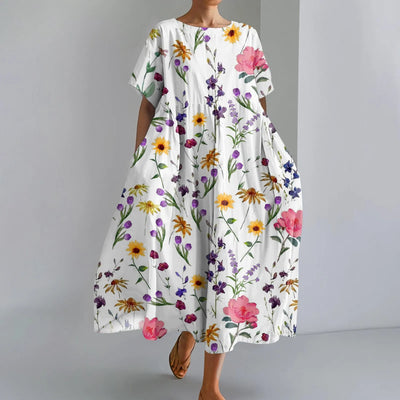 Marina | Chic Gradient Pocket Maxi Dress