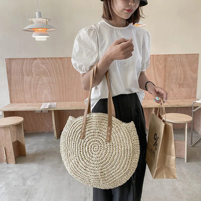 Sophie | Versatile Straw Tote Bag