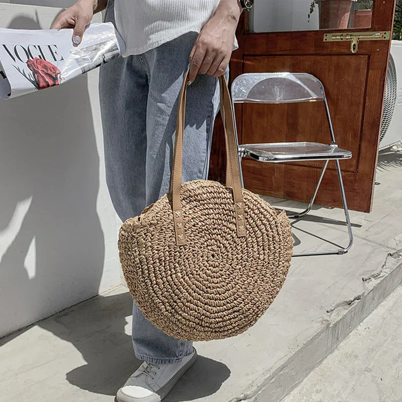 Sophie | Versatile Straw Tote Bag