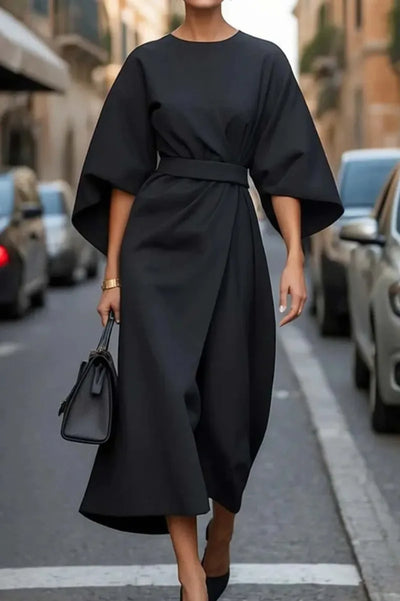 Isabella | Cozy Everyday Round Neck Dress