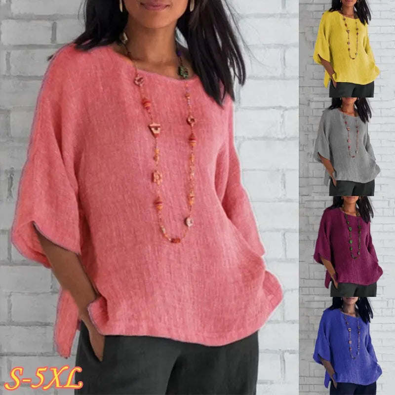 Sophia | Relaxed Linen Blouse