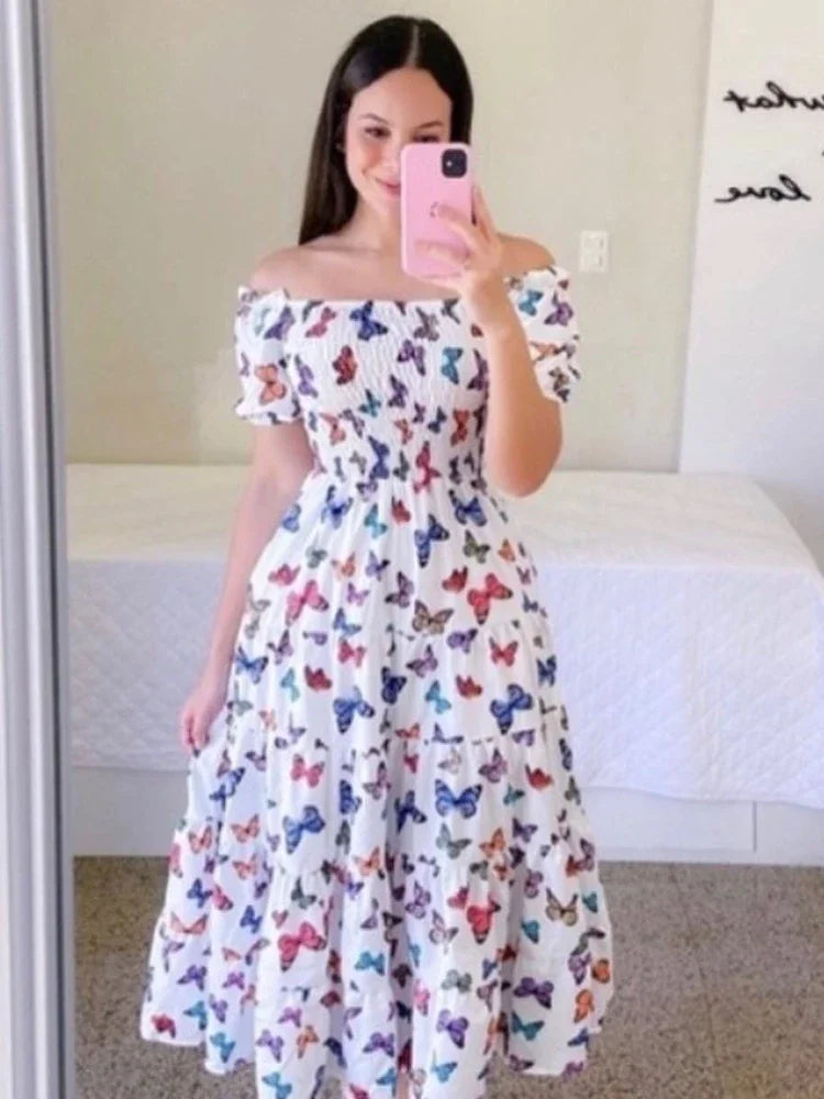 Beatrice | Smocked Summer Midi Dress