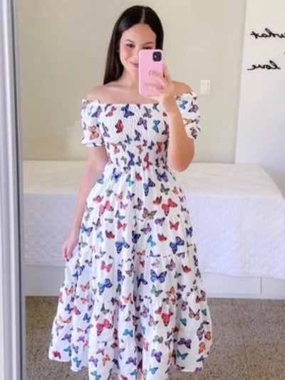 Beatrice | Smocked Summer Midi Dress