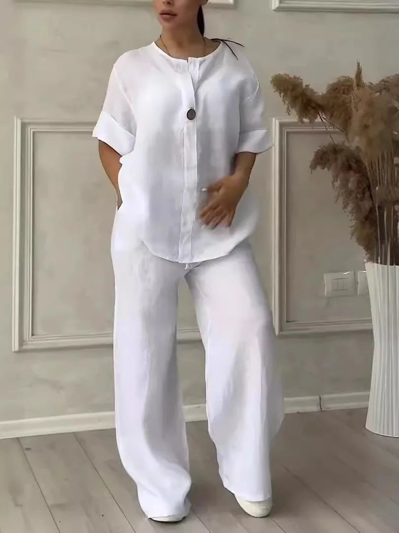 Avery | Cozy Casual Linen Co-Ord Set