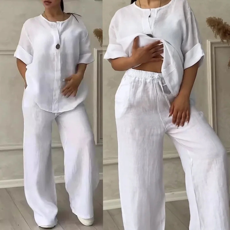 Avery | Cozy Casual Linen Co-Ord Set