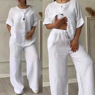 Avery | Cozy Casual Linen Co-Ord Set