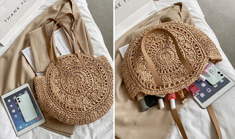 Sophie | Versatile Straw Tote Bag