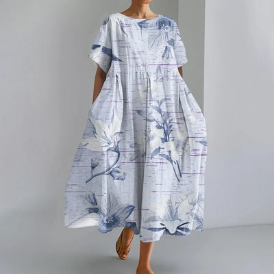 Marina | Chic Gradient Pocket Maxi Dress