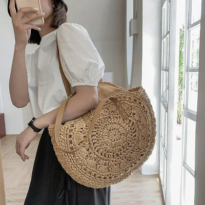 Sophie | Versatile Straw Tote Bag
