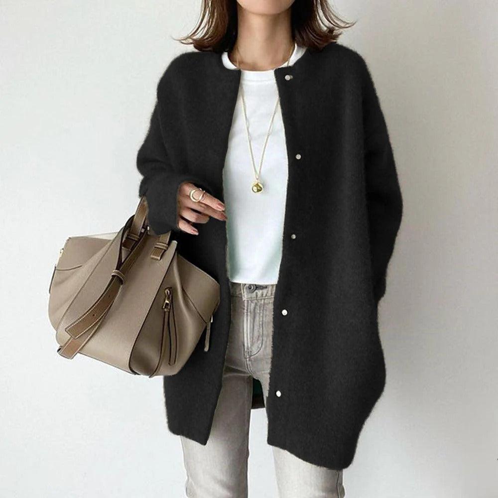 Zoey | Chic and Comfortable Woolen Jacket for Women