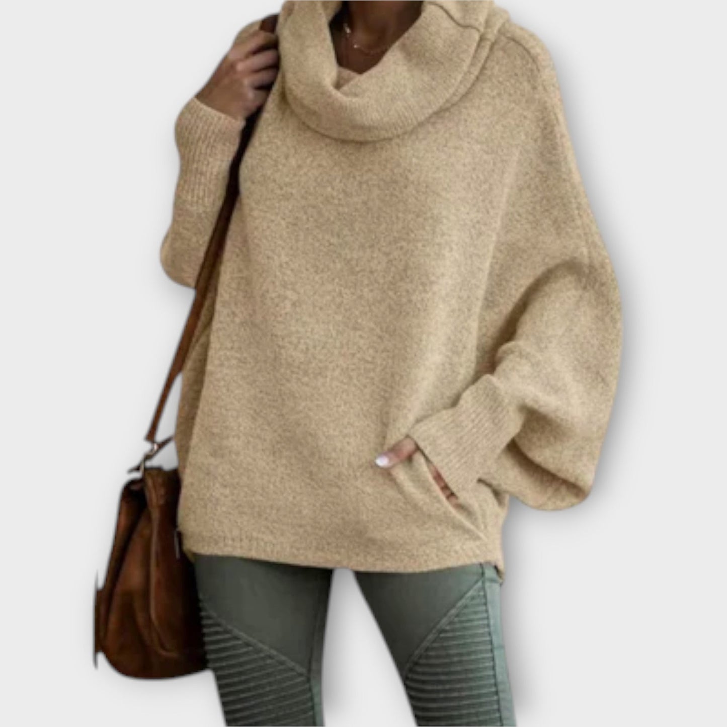 Brielle | Elegant Women's Sweater in Tortoiseshell