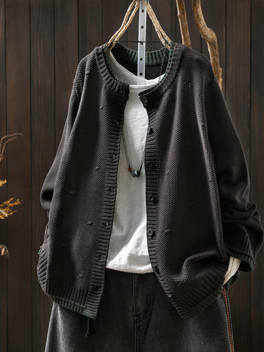 Isolde - Textured Cardigan