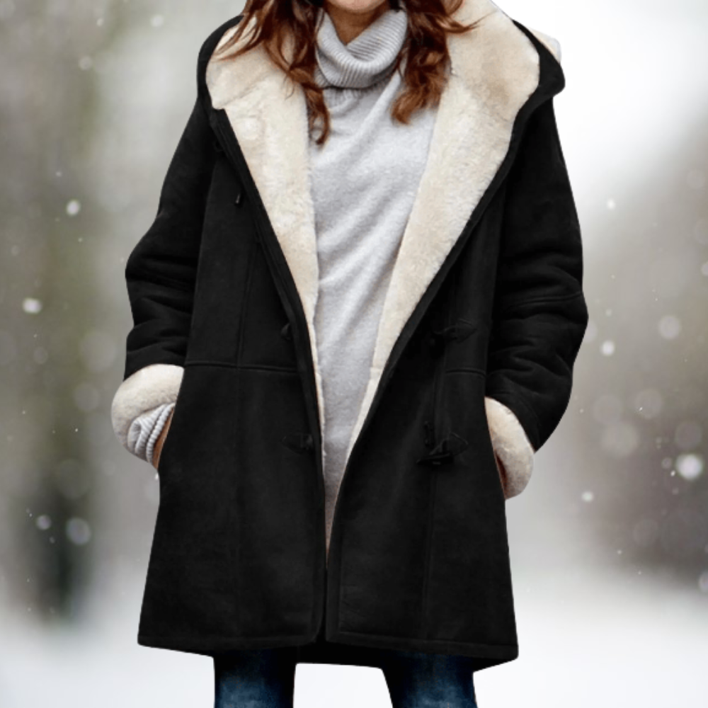 Amelia | Luxe Suede Fleece Hoodie