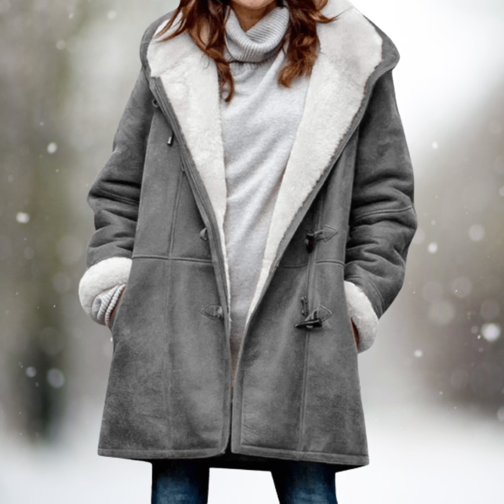 Amelia | Luxe Suede Fleece Hoodie