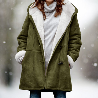Amelia | Luxe Suede Fleece Hoodie