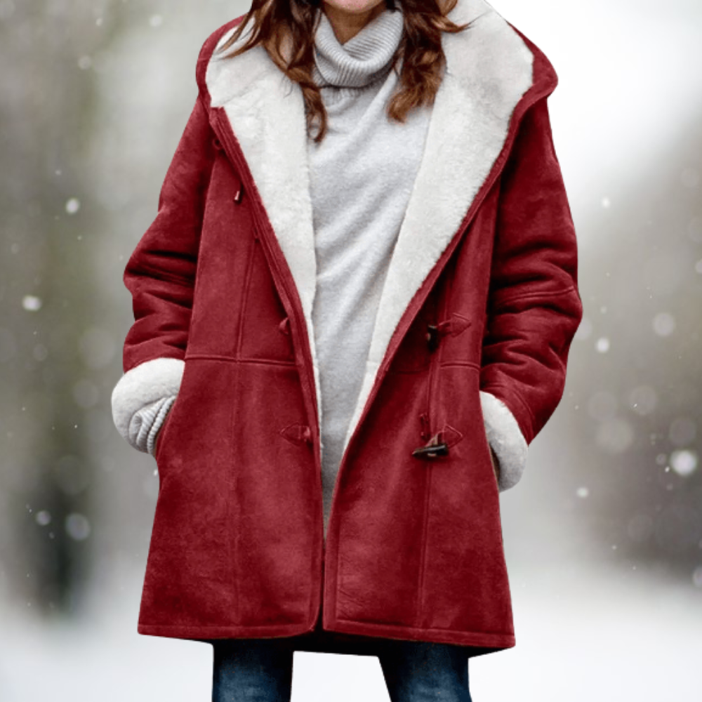 Amelia | Luxe Suede Fleece Hoodie