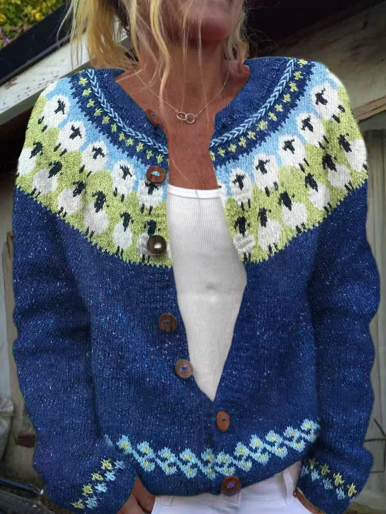 Sophie | Vintage Icelandic Wool Cardigan