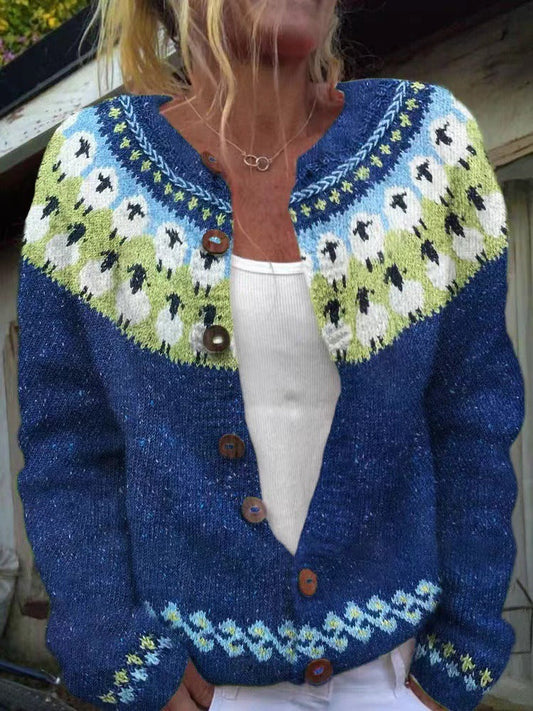 Sophie | Vintage Icelandic Wool Cardigan