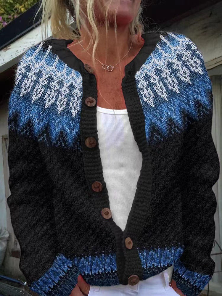 Givanna | Vintage Icelandic Wool Cardigan