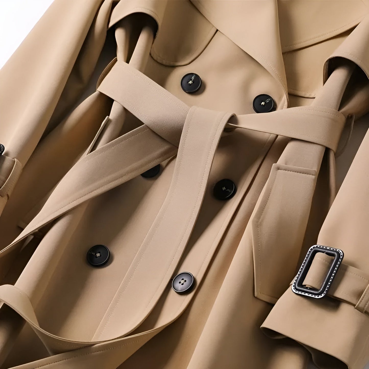 Elodie | Classic Longline Trench Coat