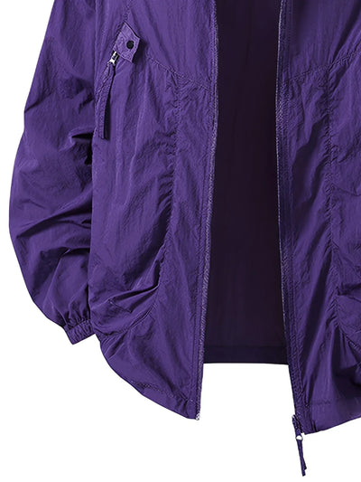 Carter | Waterproof Windbreaker Jacket with Adjustable Hood for Outdoor Adventures