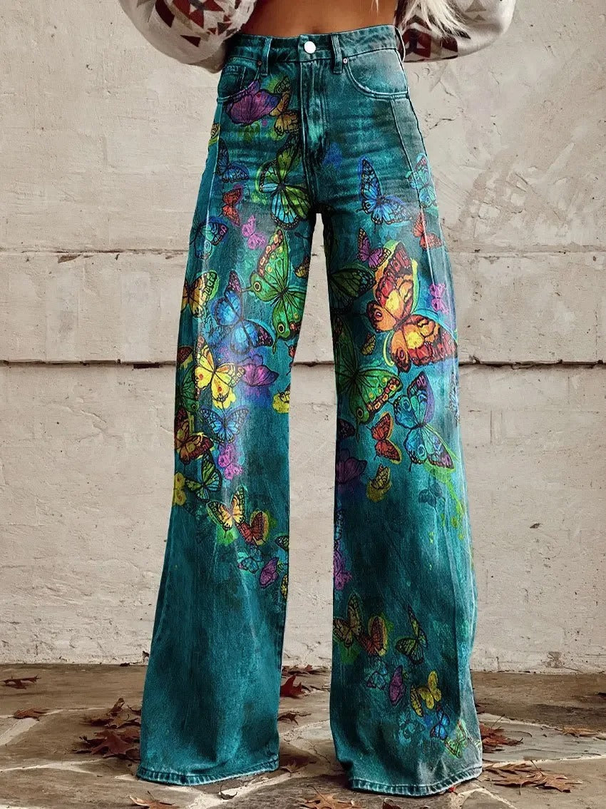 Sophia | Chic High Waisted Wide Leg Pants